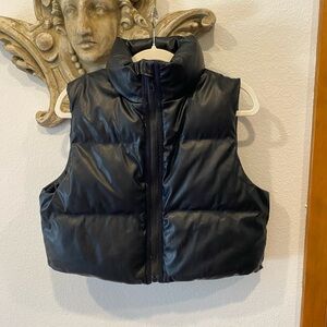 Black Puffer Vest